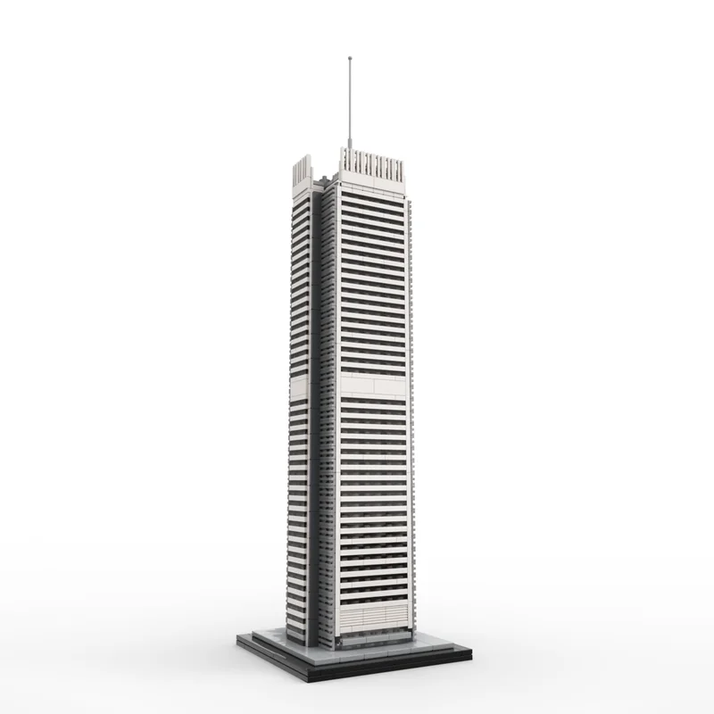 MOC building blocks New York Times Building/Tower 1:800 scale building model building blocks DIY birthday Christmas gift