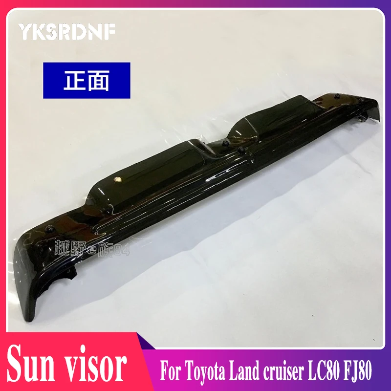 For Toyota Land cruiser LC80 FJ80 translucent PVC front spoiler Sun visor 1990-1997