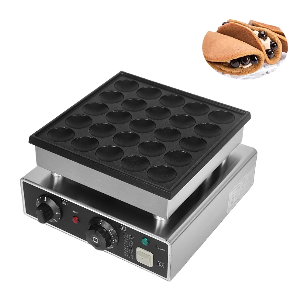

2026, New modelStainless Steel 25/36/50/100 Holes Non Stick Coating Plate Dorayaki Mini Pancake Snack hine