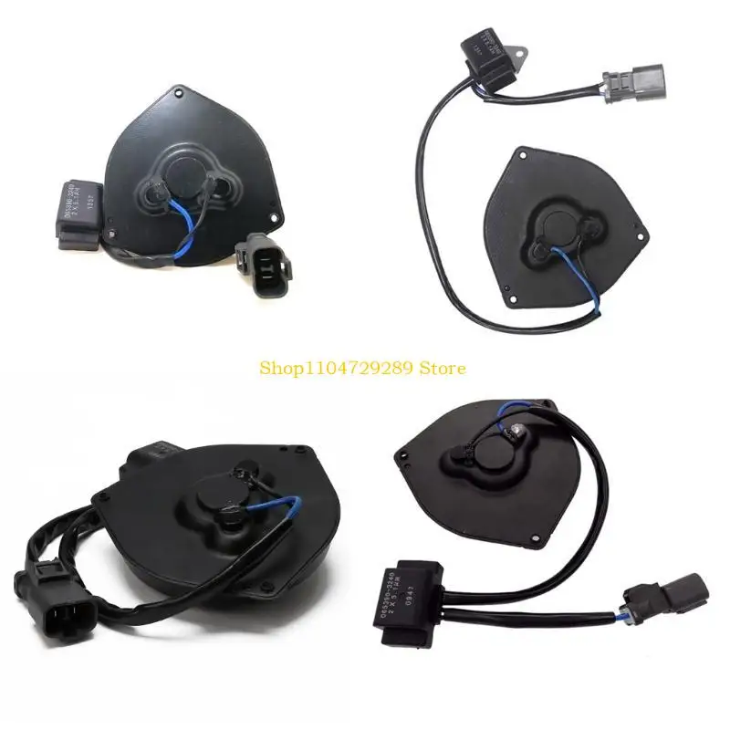 D8KE Automotive Cooling Fan Motor with 2 Pins, 12V Direct Current, for 38616-PWA-A01