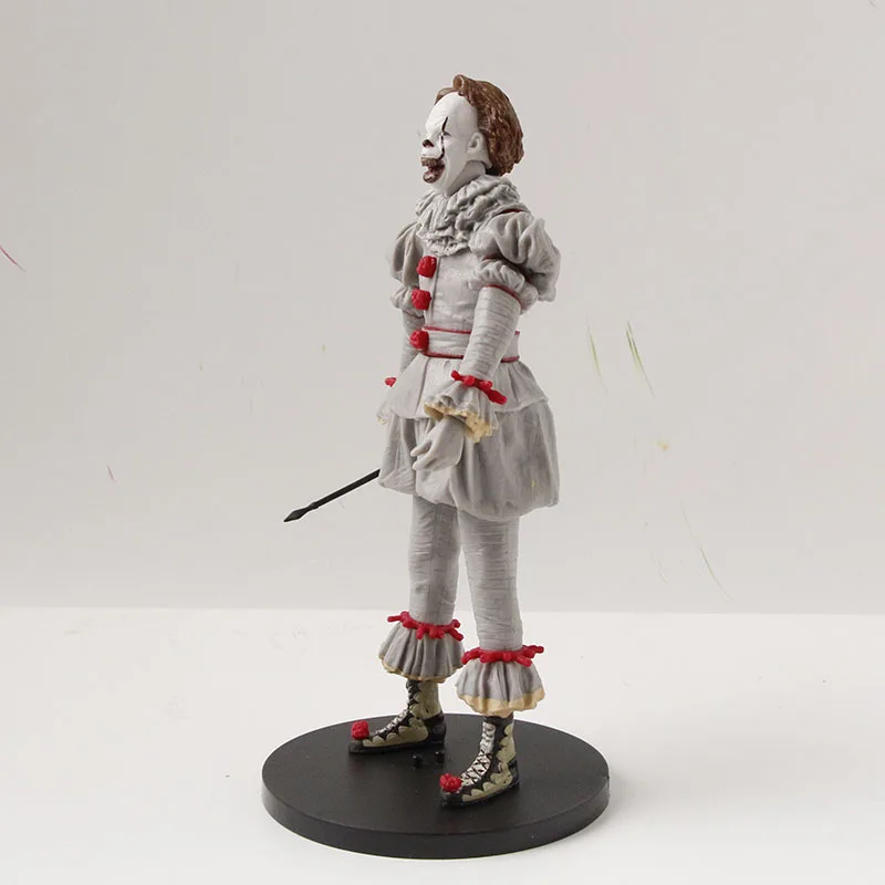 NECA It 19 سنتيمتر Pennywise الشكل فيلم مخيف محيط الرأس واليد للتبادل دمية سطح المكتب زخرفة نموذج اللعب #2