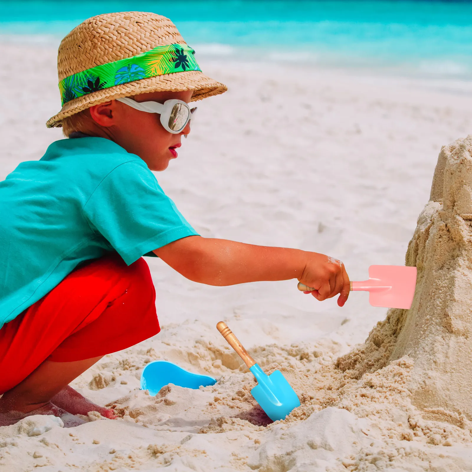 

Набор из 3 предметов: металлические лопатки и совки с цветными деревянными ручками для пересадки растений в горшках, комнатных растений, контейнеров, а также для пляжа и песочницы