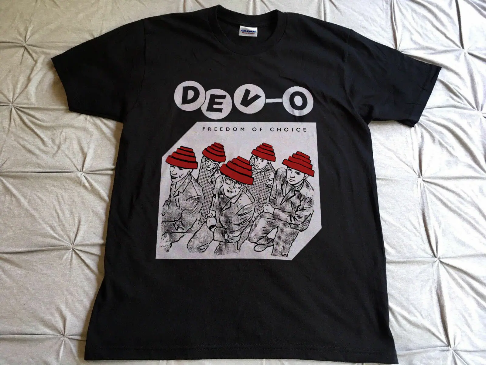 Vintage 1980 80's Devo Band T-shirt Size S-34XL EE335