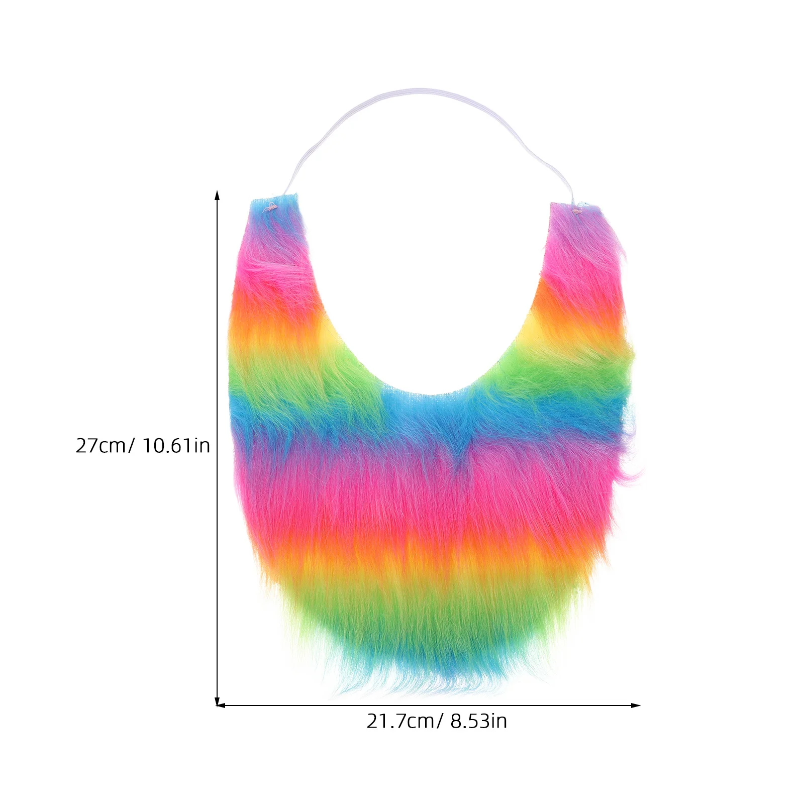 مجموعة متنوعة من الشوارب الصناعية الملونة الأنيقة، ملحقات فريدة من نوعها لأداء مسرح الأدوار