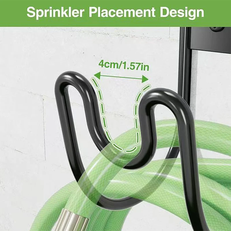 Wall-mounted Water Pipe Storage Rack U-shaped Hose Hook Heavy Stainless Steel Bracket Garden Lawn Gardening Is Easy To Install.