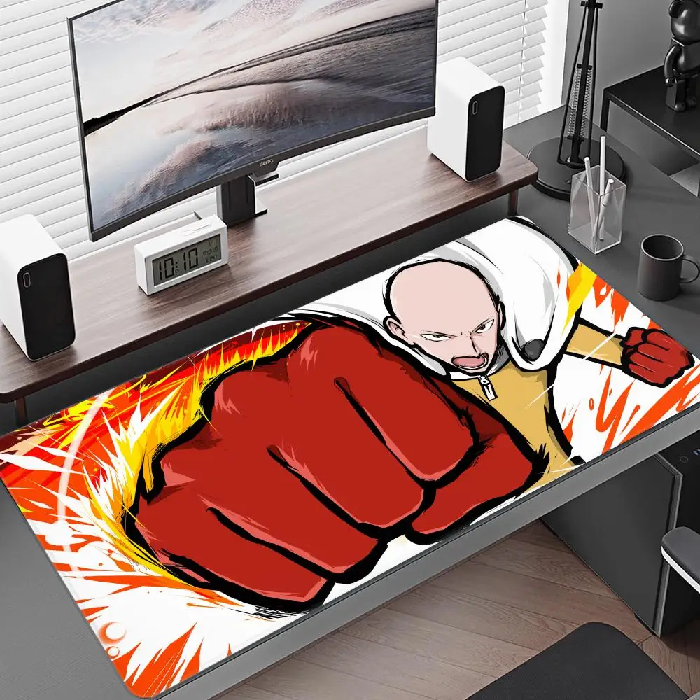 ONE PUNCH-MAN Player Speed Mouse Pad Anime Kawaii Gaming Accessories Varmilo Keyboard Gamer Computer Desk Mat Large LOL Mousepad