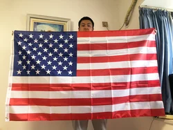 SKY-Flagge, 90 x 150 cm, US-Flagge, hochwertige, doppelseitig bedruckte Polyester-Sterne und Streifen, amerikanische Flagge der Vereinigten Staaten, US-USA