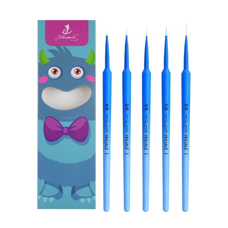 

bule Pull Line Brushes Fine Art Stroke Brushes, Professional Art Brushes Nail Art Brushes Micro brushes