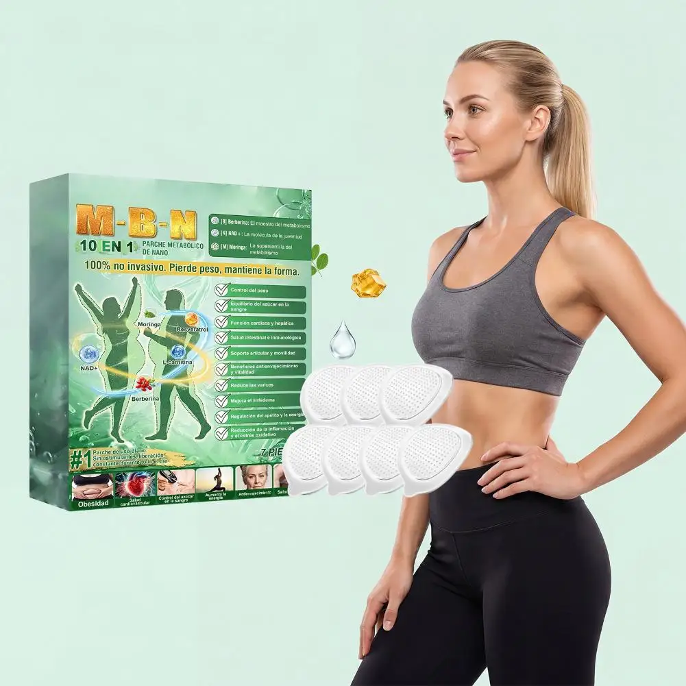 7Pcs/Box Advanced Nano Microneedle Slimming Patch 10-in-1 Moringa + Patch For Waist Belly Fat Burner Weight Loss Daily Care