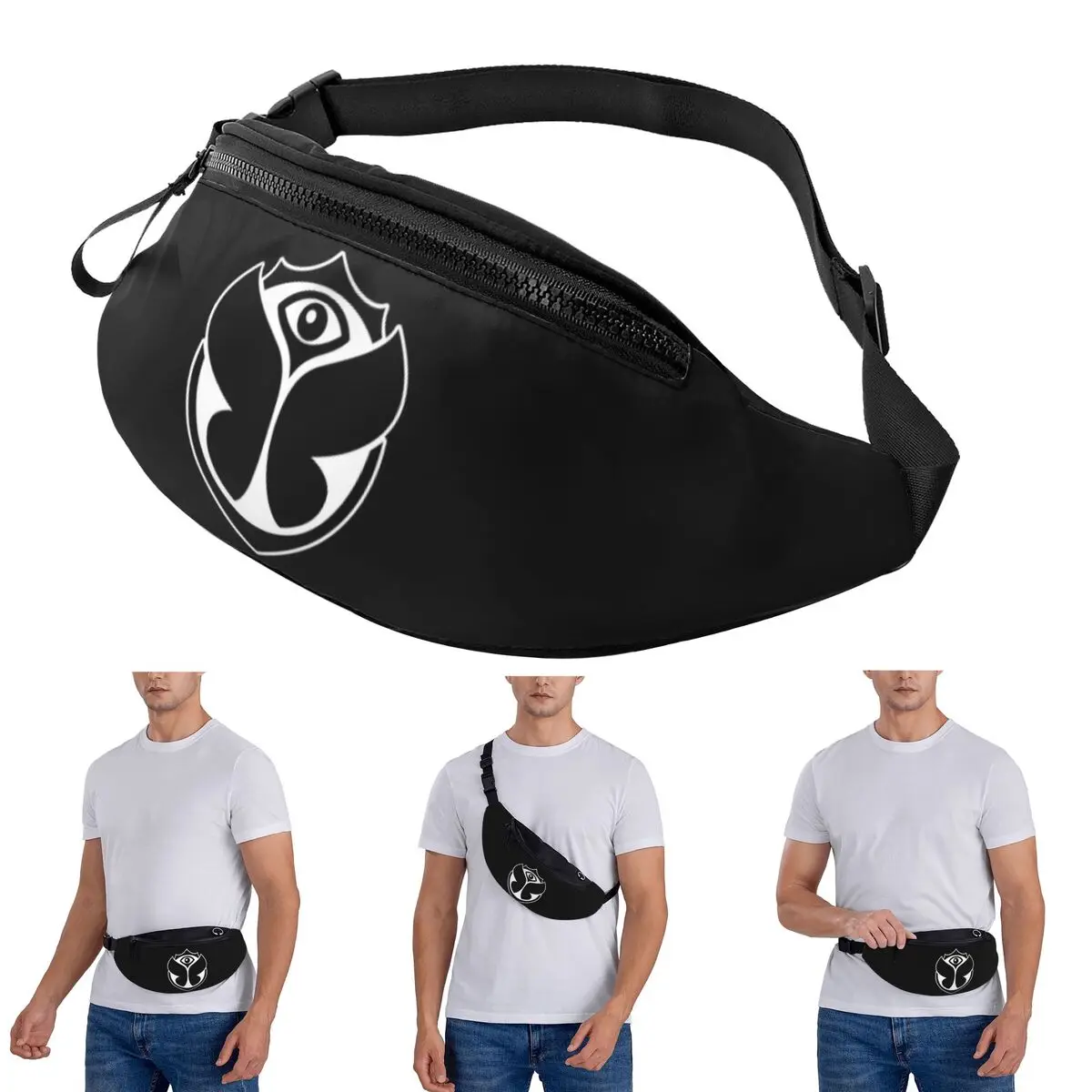 

Crossbody Waist Bag Tomorrowland Adult Cowboy Men Women Fanny Pack Travel Running Money Phone Pouch