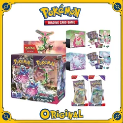 Oryginalne karta Pokemon PTCG edycja angielska karta SV5 siły czasowe uzupełniają torbę oryginalne pudełko ETB trener