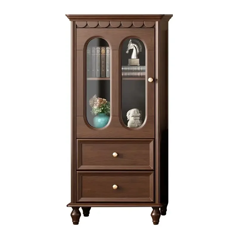 Antique Glass Tv Cabinet Living Room French Chinese Display Storage