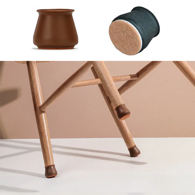 16pcs Chair Leg Caps Silicone Feet Protector Pads Furniture Table Covers Socks Plugs Cover Furniture Leveling Feet Home Decor