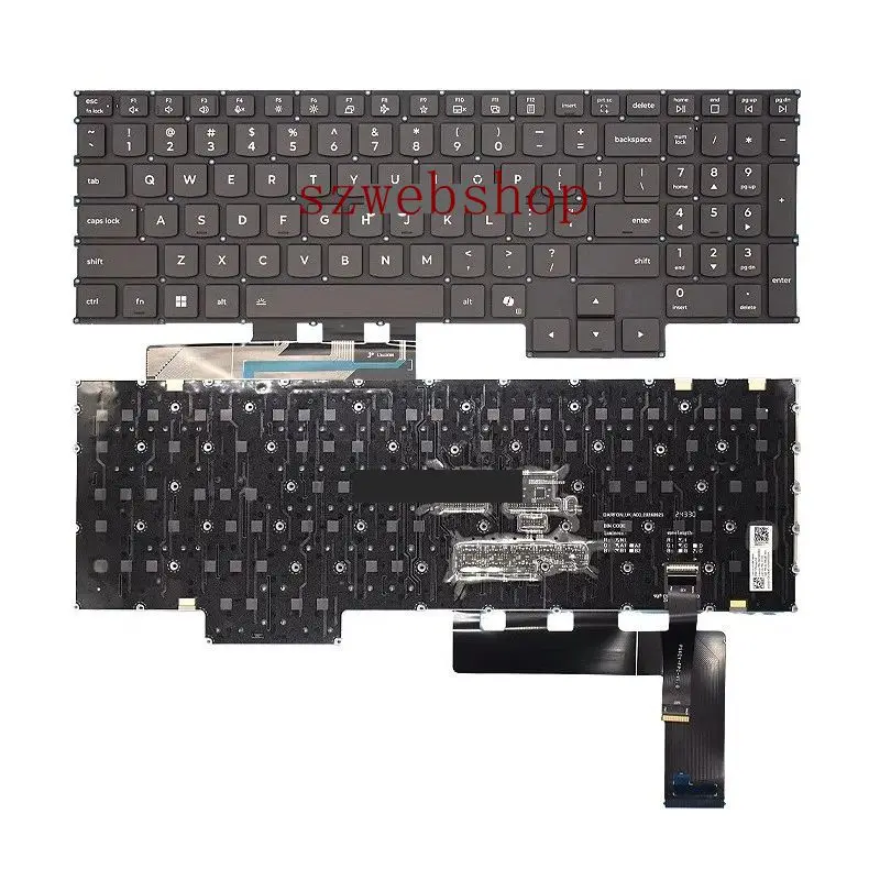 

New Laptop For Lenovo Legion 5 15AHP10 15AKP10 15IAX10 15IRX10 Y7000P R7000P 2025 Keyboard US