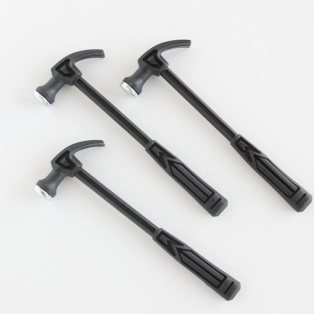 

2 pcs Plastic Handle Stainless Steel Claw Hammer Household Hammers Woodworking Repair Tool Claw Hammer Black 123Characters