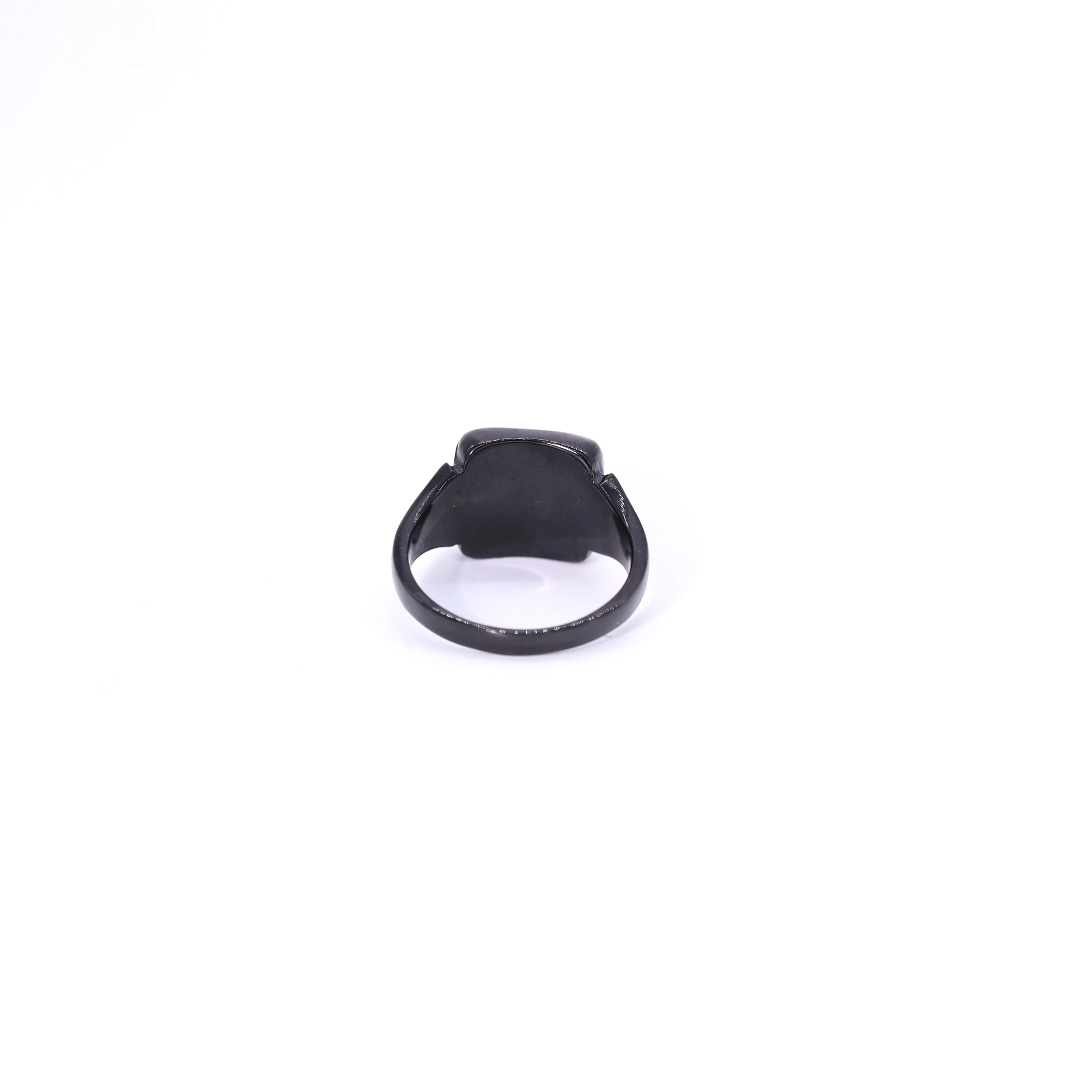 Square Simple Ring European Fashion Jewelry Black Square Women Ring Gift