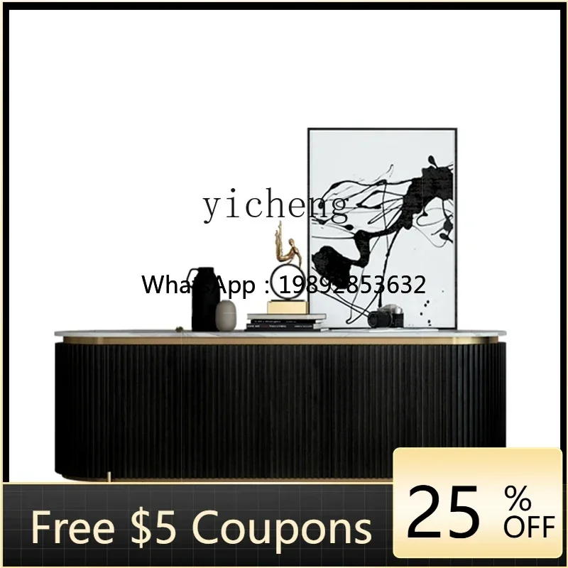 

Тумба-буфет N2 из мрамора для прихожей, шкаф для хранения в гостиной, тумба для обуви в фойе