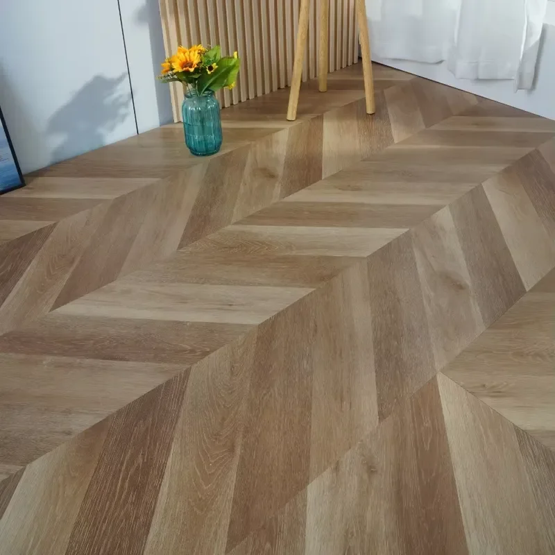 NEW DECOR Modern 12mm MDF HDF Fishbone Herringbone Laminate Flooring 5-Year Warranty Easy Click Installation for Living Room