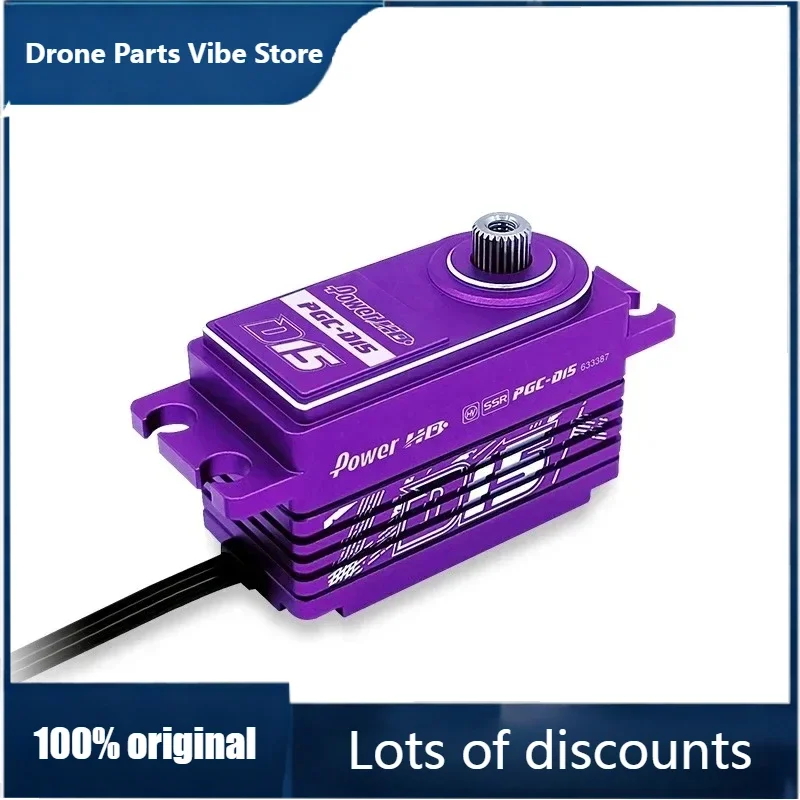 

Цифровые сервоприводы FyOriginal PowerHD PGC-D15 с коротким металлическим корпусом для моделей автомобилей 1/10, дрифта, гонок, ралли, аксессуары Sakura D5 MSY YOKOMO