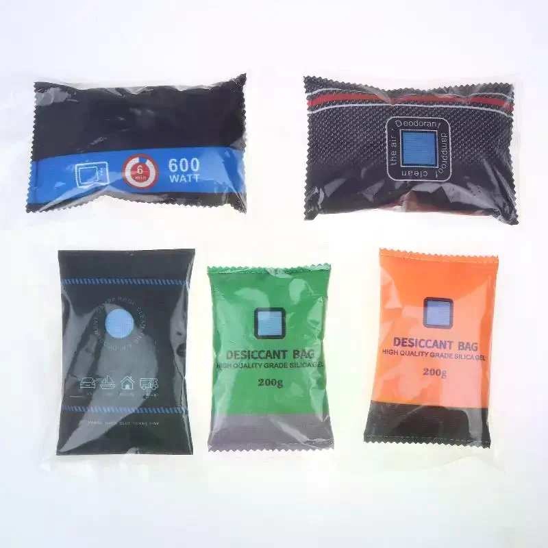 Reusable Silicone Dehumidifier Bag Car Air Freshener Interior Wardrobe Room Home Moisture Absorber Dampness Preventer Drying Bag