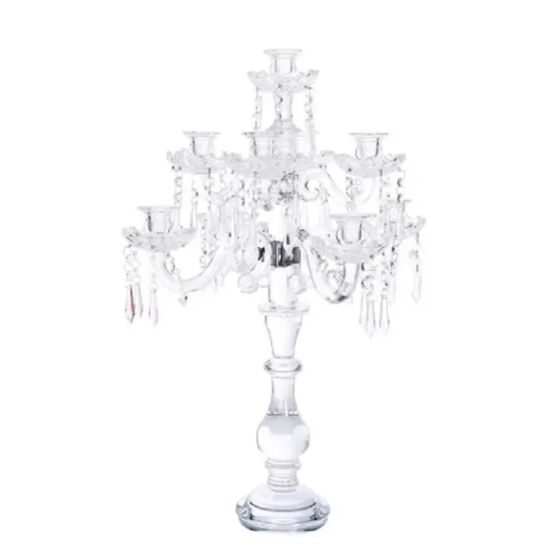 flat glass candle holder diamond candle holder table candle holder salt  crystal