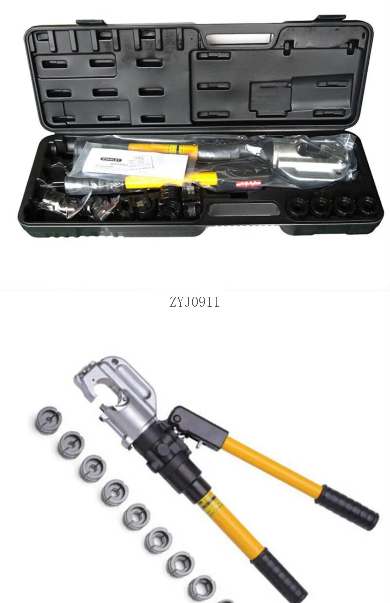 Pinza a crimpare Cavo idraulico Pinza idraulica di livello industriale 12T Elettricista manuale multifunzione dedicato 180 °   rotazione