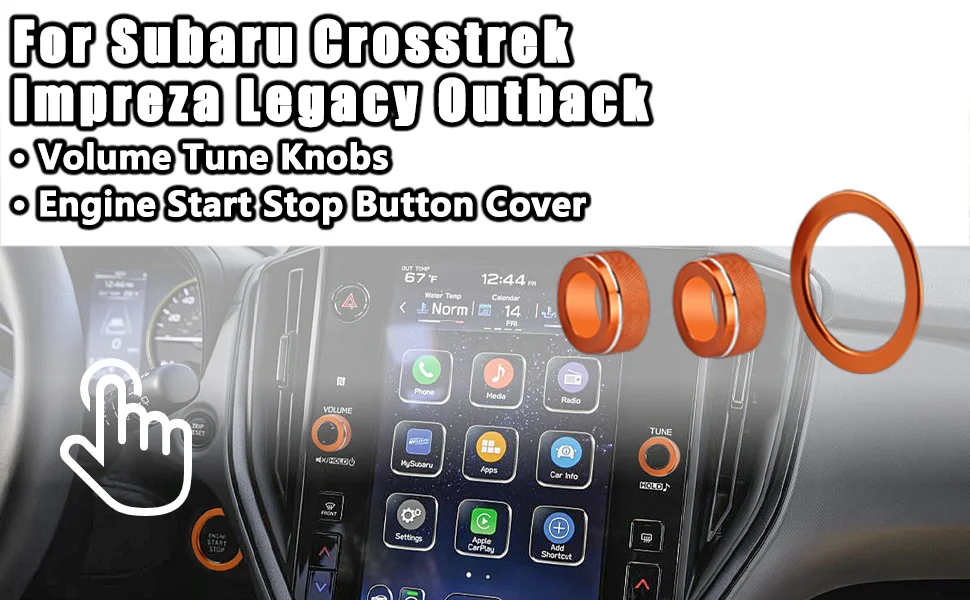 Auto Zentral steuerung Armaturen brett Pad rutsch fest für Subaru Förster 2012 2017 Cross trek-xv Impreza Telefon halter Matte – Detail 1