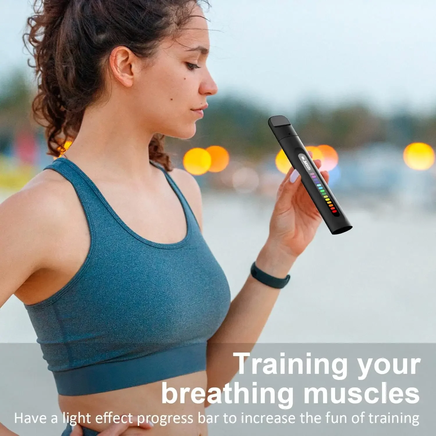 Breathing Training Device, Respiratory Muscle Training  Better Breathe, Guided Smart Breathing Exercise Assistant