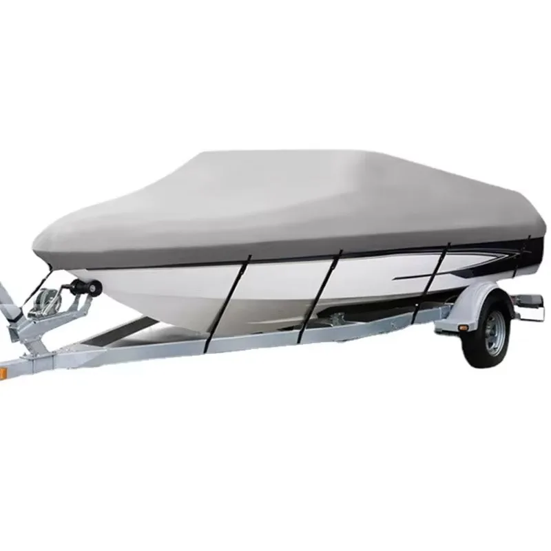 FK Factory Custom Outdoor Boat Cover for Yacht Fishing Boat 18'-20' Length Rain Protection Blue 800D Oxford PVC Coating
