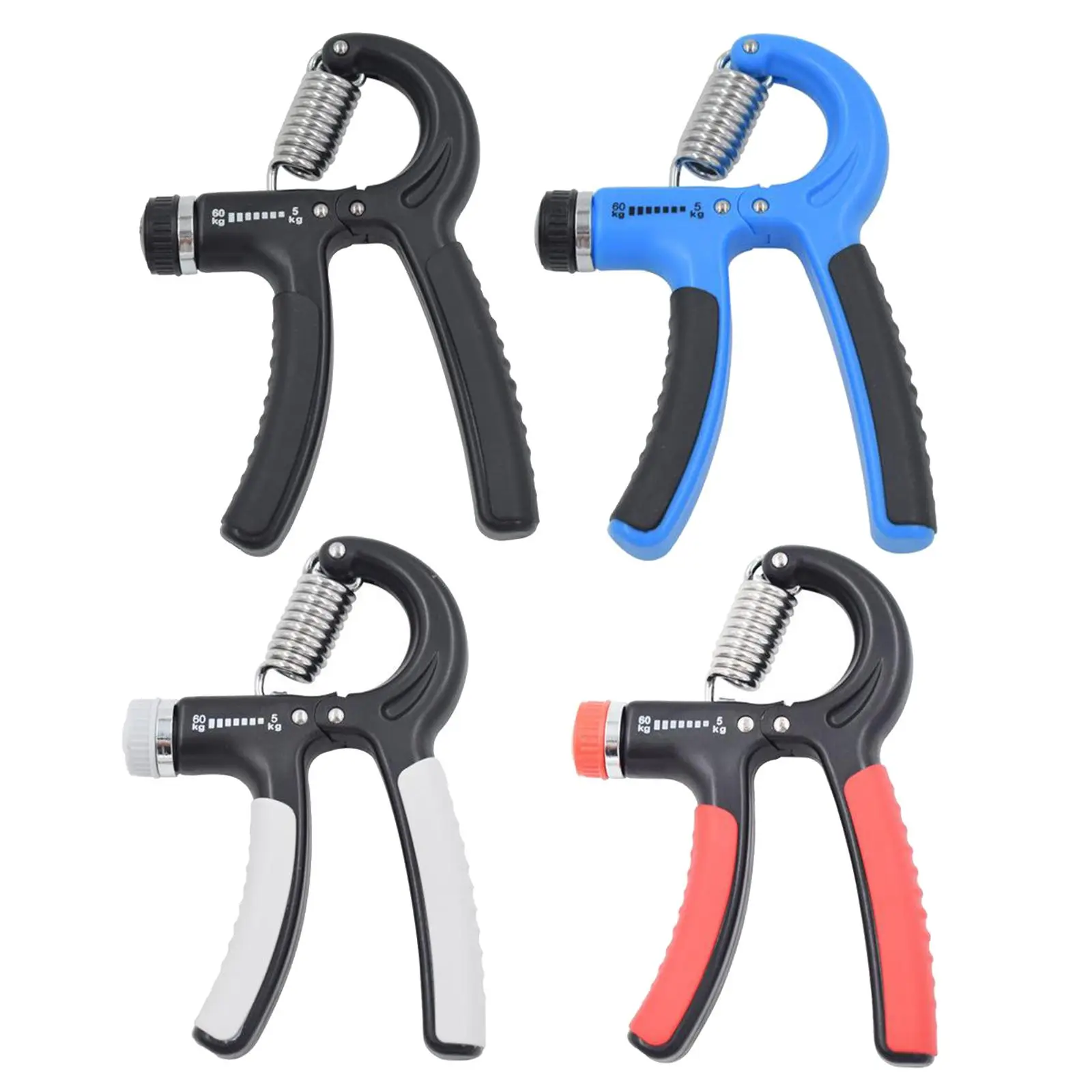 Hand Grip Strengthener Adjuster Wrist Forearm Gripper Exercise Trainer Home Gym