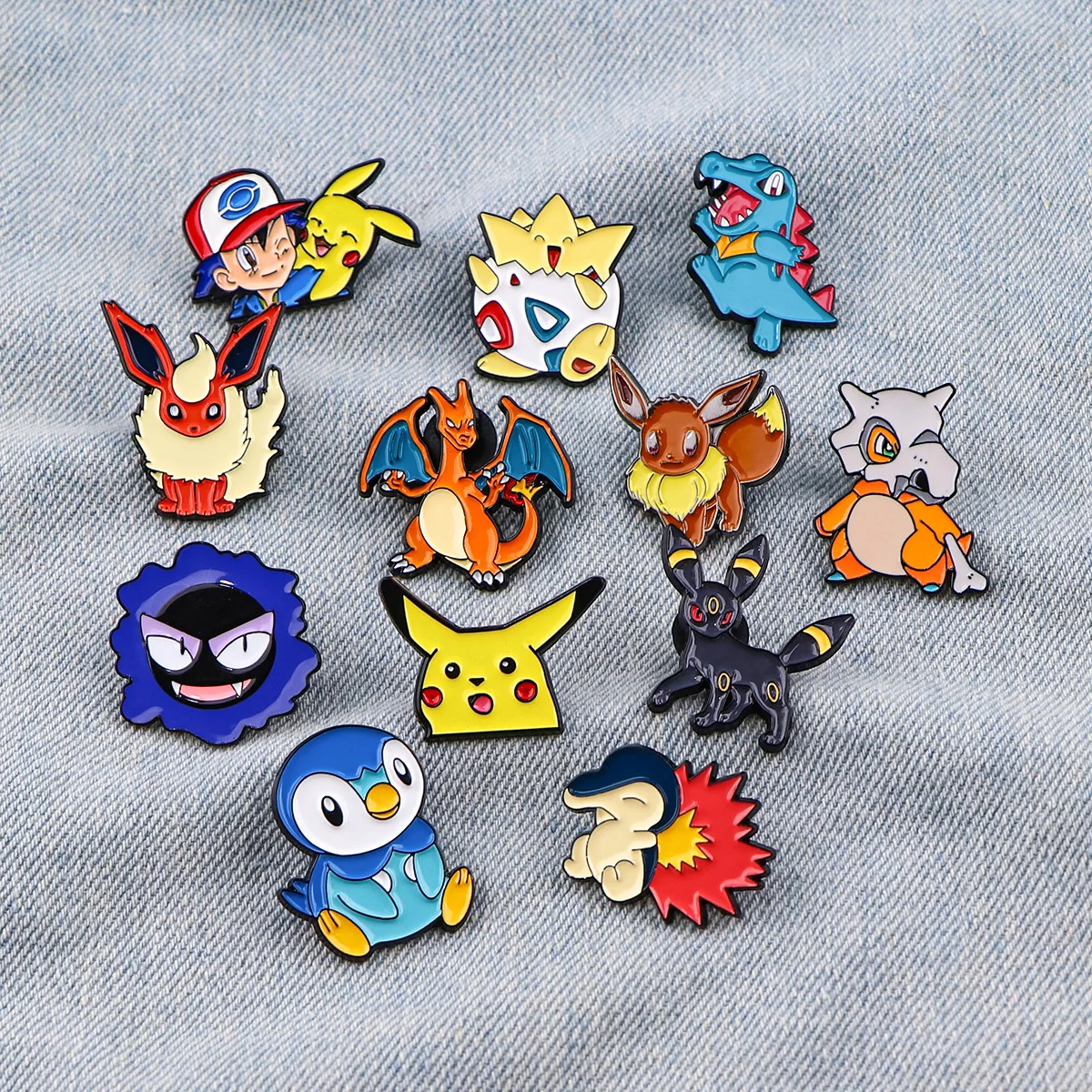 Pokemon Leuke Pins Anime Game Pikachu Charizard Eevee Metalen Broche Cartoon Ontwerp Badge Sieraden Pin Cadeau voor Vrienden