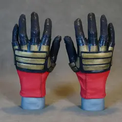 mar-vel Deadpool 3 Gloves Movie Restoration Self Built Model Handmade Adult Halloween Cosplay Gloves Accessory Gift (One Size)
