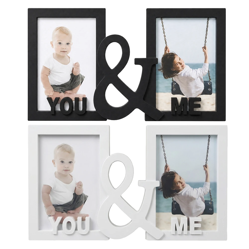 Combination Photo Frames and Albums 4x6 Inch Multi Picture Frames Mixed Size Memory Display Wall Decor for Bedroom Living Room