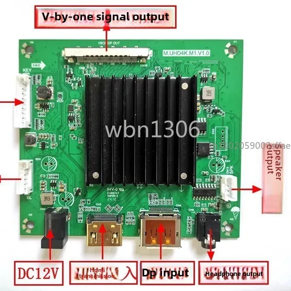 HDMI/DP to V-by-One/EDP/VBO 4K driver board/adapter board supports 4K60HZ/multi-resolution