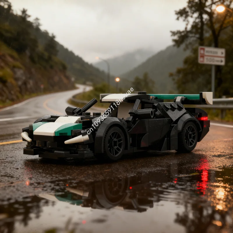 

204 детали MOC: Спортивный автомобиль Volante, модель City Champions, конструктор, рождественский подарок, развивающая игрушка, DIY, для детей