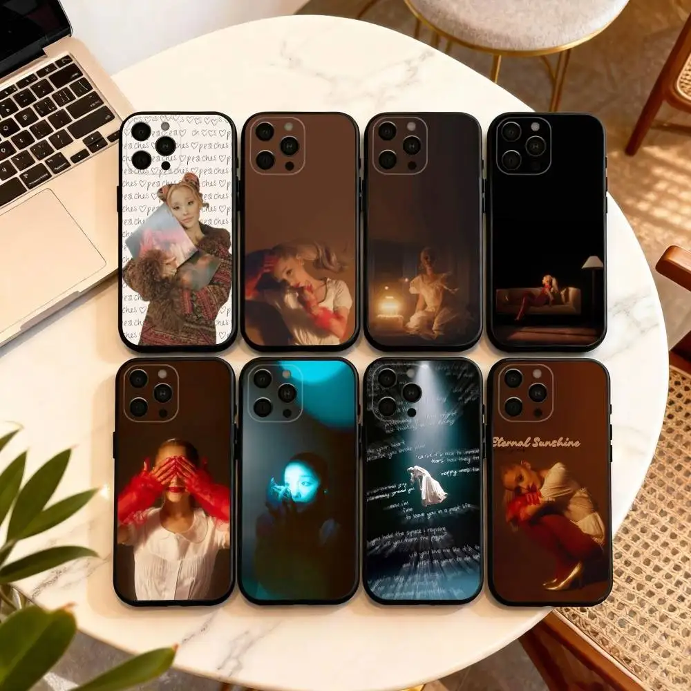 

Eternal S-Sunshine A-Arianas Phone Case For iPhone 17,16,15,14,13,12,11 Plus,Pro Max,XS,Soft Silicone Black Cover