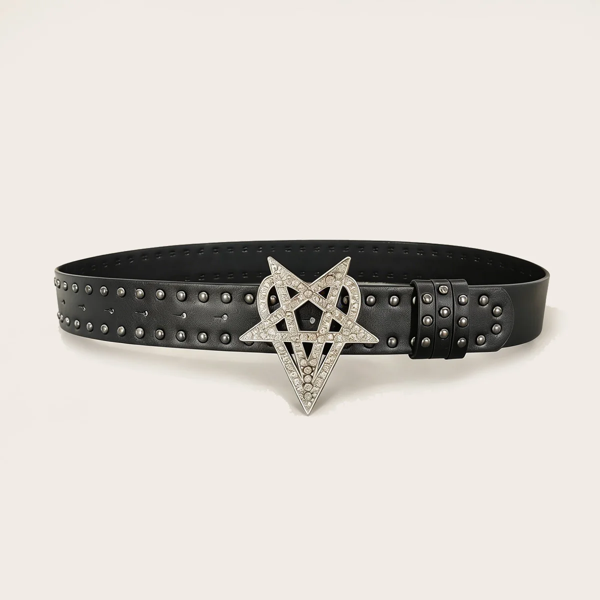 Schwerer Retro-Nietengürtel für Männer und Frauen, luxuriöser Designer-Modegürtel, hochwertiger Taillengürtel mit Jeans, neuer Plus-Gürtel-Trend. – Detail 16