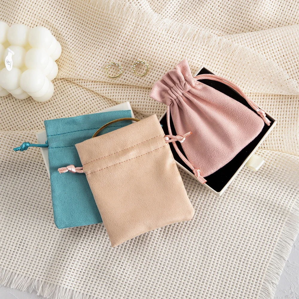 10 Stück weiche Samt-Flanell-Beutel mit Kordelzug, Schmuck-Aufbewahrungsbeutel, vielseitig einsetzbar für Ornamente, Hochzeitsgeschenke und kleine Geschenke