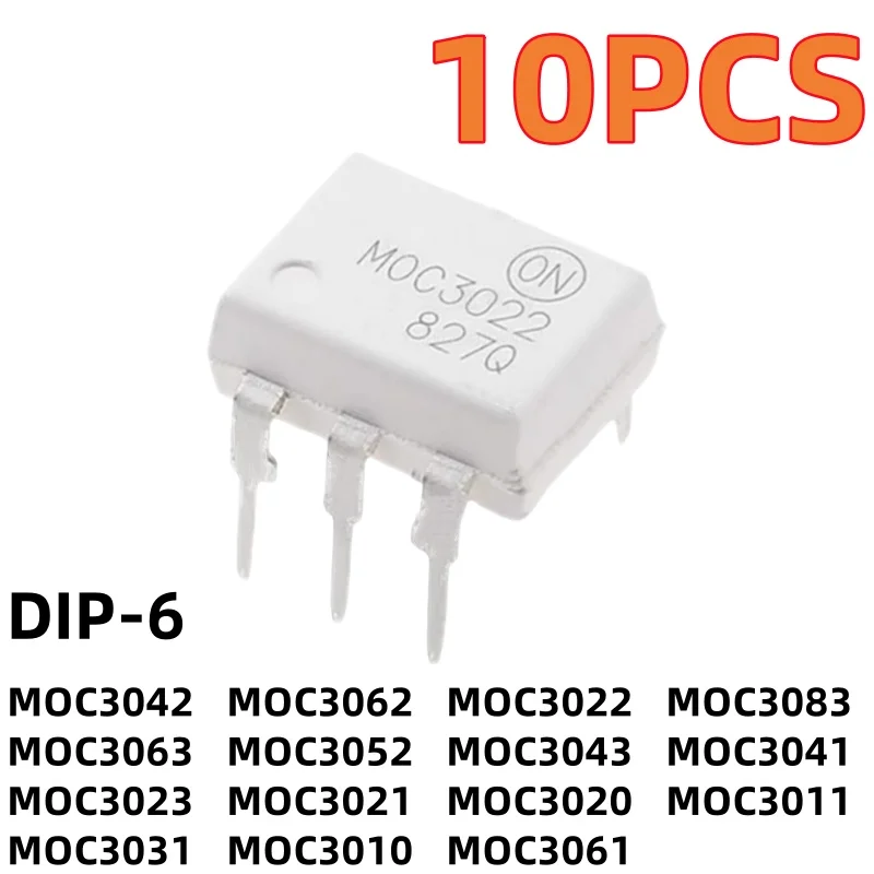 10 pièces MOC3042 MOC3062 MOC3022 MOC3083 MOC3063 MOC3052 MOC3043 MOC3041 MOC3023 MOC3021 MOC3020 MOC3011 MOC3031 MOC3010 MOC3061