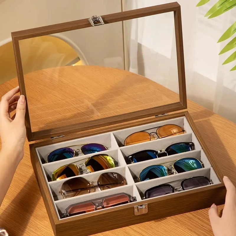 

Luxury Glasses Storage Box Transparent Sunglasses Organizer Boxes Women's Eyeglasses Case Waterproof Aesthetic Glasses Cases