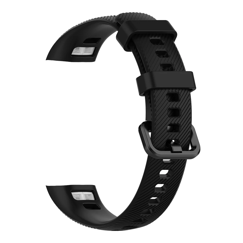 Sport WatchBand Strap for Huawei Honor 4 Watch Band Soft Silicone Replacement Bands Strap for Huawei Honor 5 Strap Black