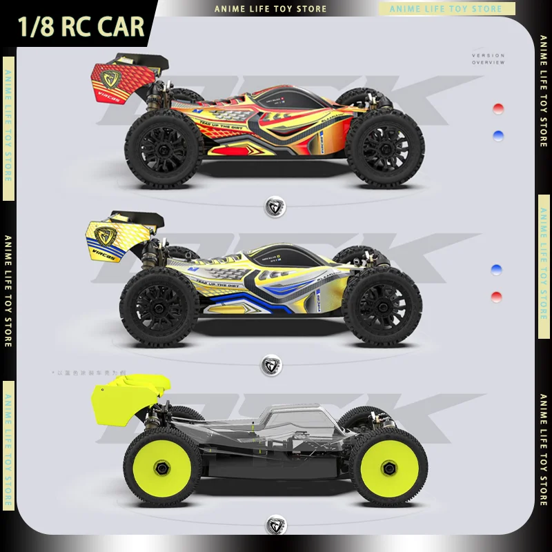 

DSK 1/8 Rc Car Dragon Scale Knight Buggy Racing Brushless Electric High Speed 4WD 6CH Off Road RTR,ARTR,KIT RC Car Adult Gift