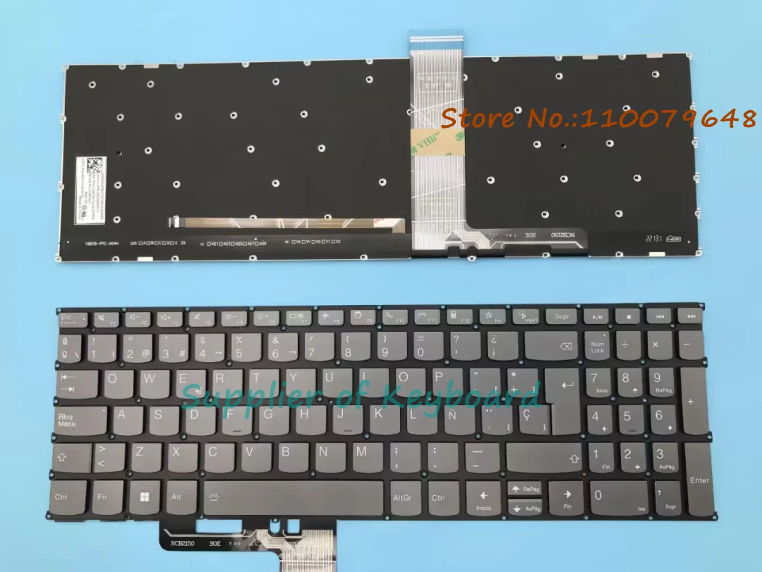 NEW For Lenovo Ideapad 3-15ADA6 3-15ALC6 3-15ITL6 3-17ALC6 3-17ITL6 3-17ADA6 Latin Spanish Keyboard Backlit