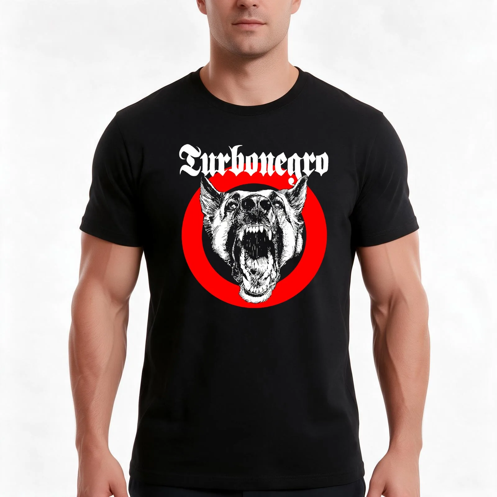 Turbonegro Classic Fashion Casual T-Shirt, Summer Casual Cotton Tee, Oversized Streetwear Tops, Vintage Graphic Print