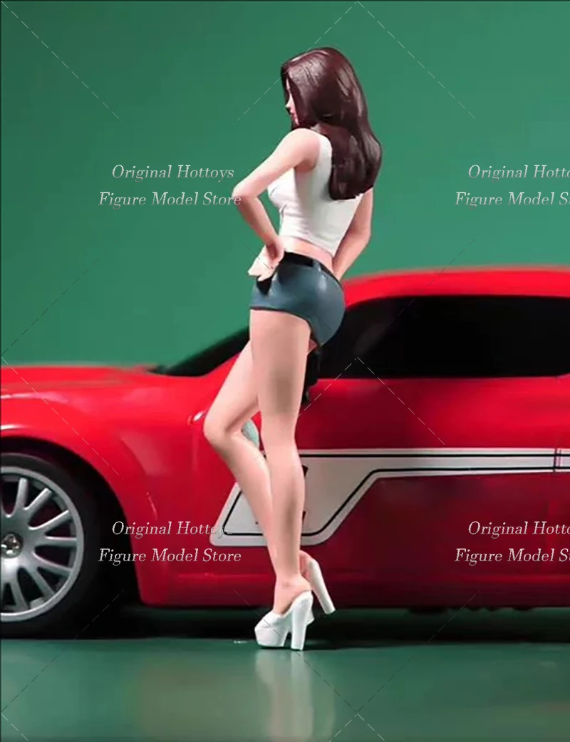 1/18 1/24 스케일 여성 군인 섹시한 미녀 모델 미니 페인팅 조각 풀 세트 약 6-9cm 액션 피규어 인형 컬렉션