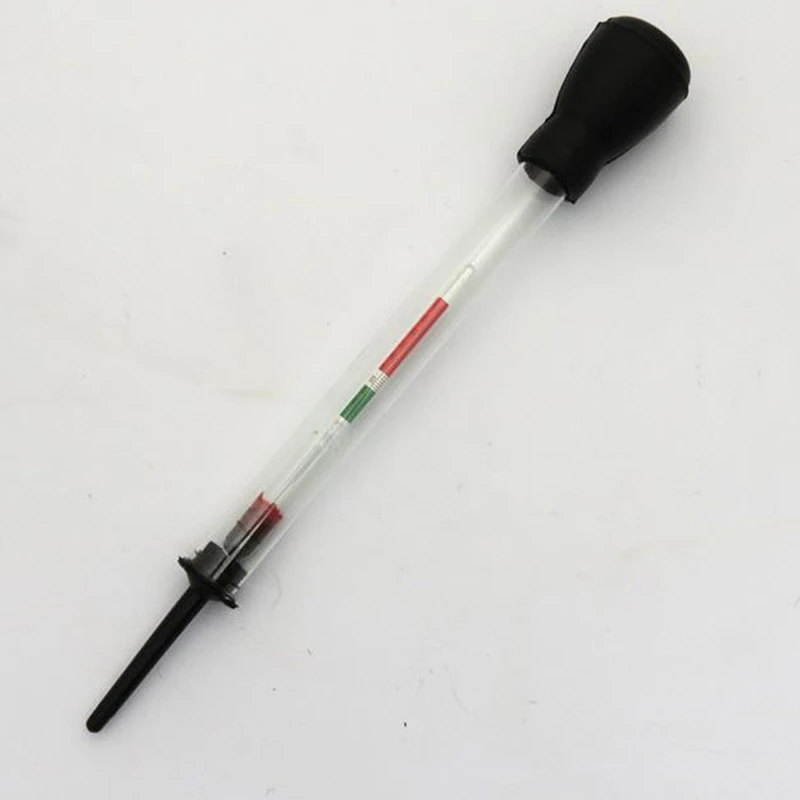 Battery Hydrometer 1.10-1.30 Measuring Zone Practical Densitometer Electro-hydraulic Density Meter For Acid Or Alkaline Batterie