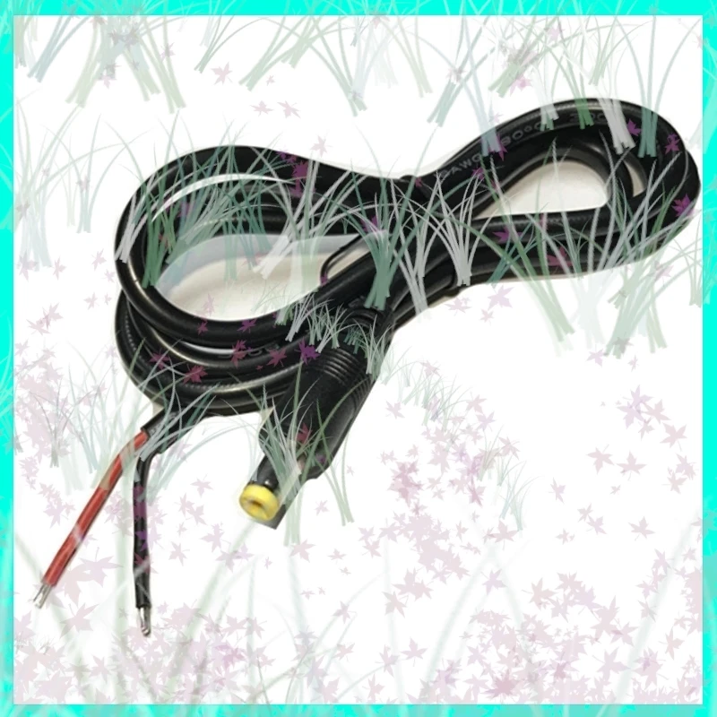 

0.25M/0.5M/1M 12V DC Male Connector Power Supply Cord Extension Cable for CCTV LED Strip Light Adapter 22AWG Wire 5.5*2.1mm E3