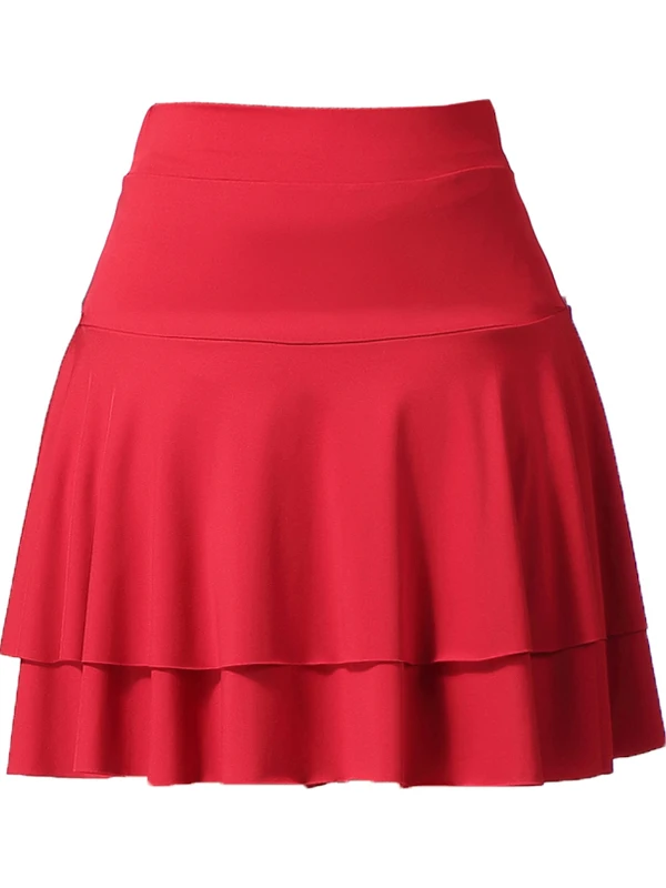 High Waist Milk Silk Short Skirt Women's Ballet Dance Skirt Wide Hemline Traditional Performance Costume Short Skirt