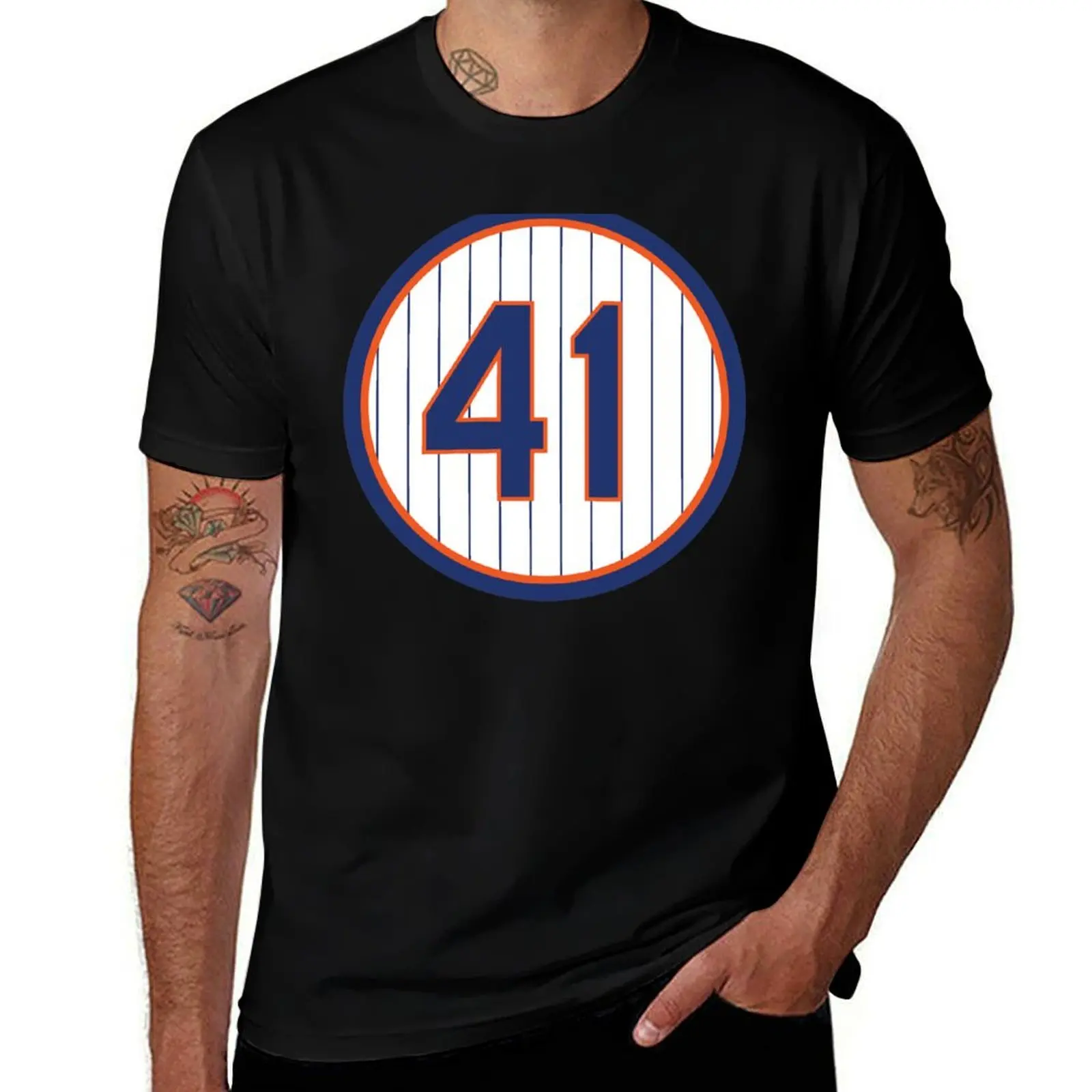 

Tom Seaver #41 Jersey Number T-Shirt hippie clothes sports fans valentines clothes graphic t shirts t shirts men