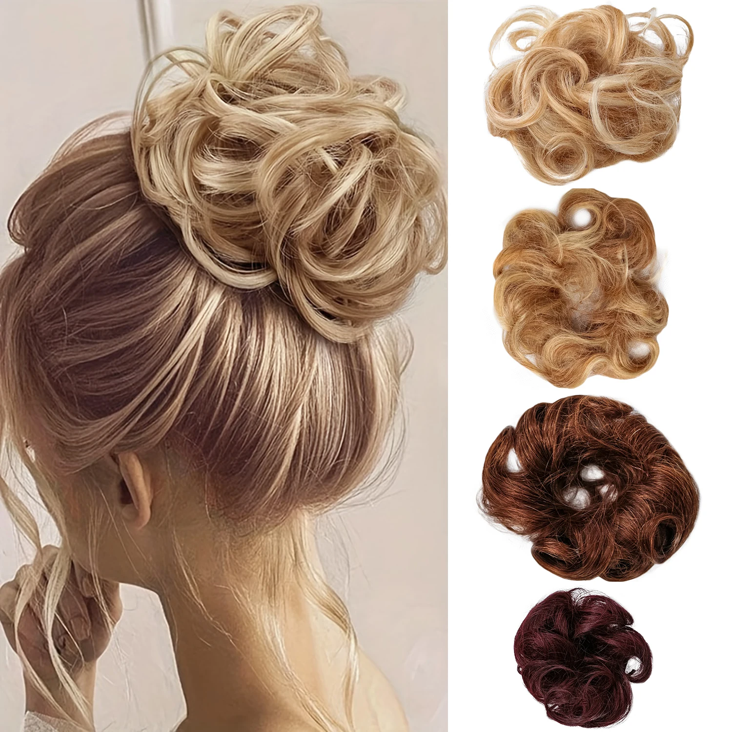 Messy Bun Hair Piec… - image